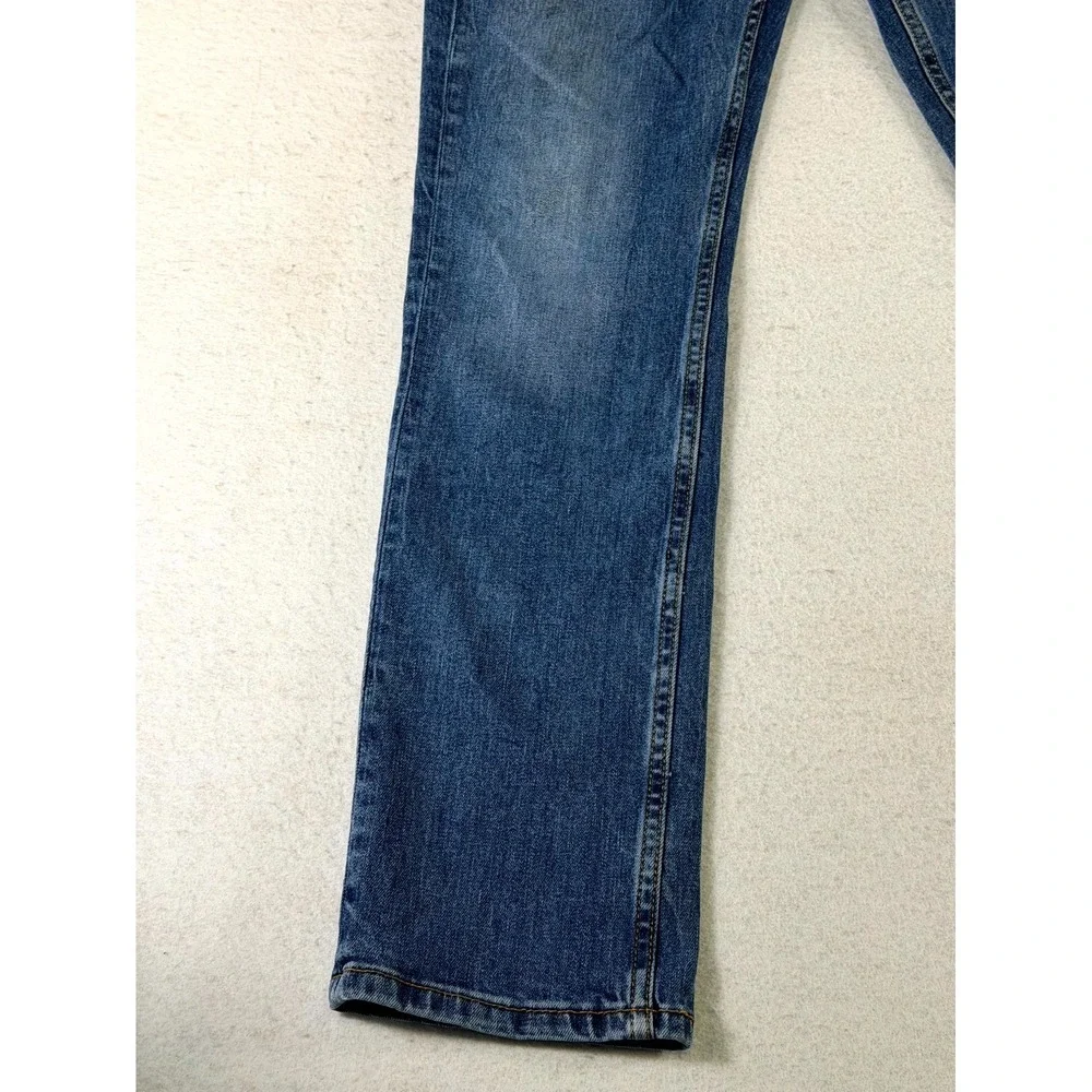 Levi's 511 Jeans Men 34x32 Blue Denim Medium Wash Streetwear Grunge Straight Leg